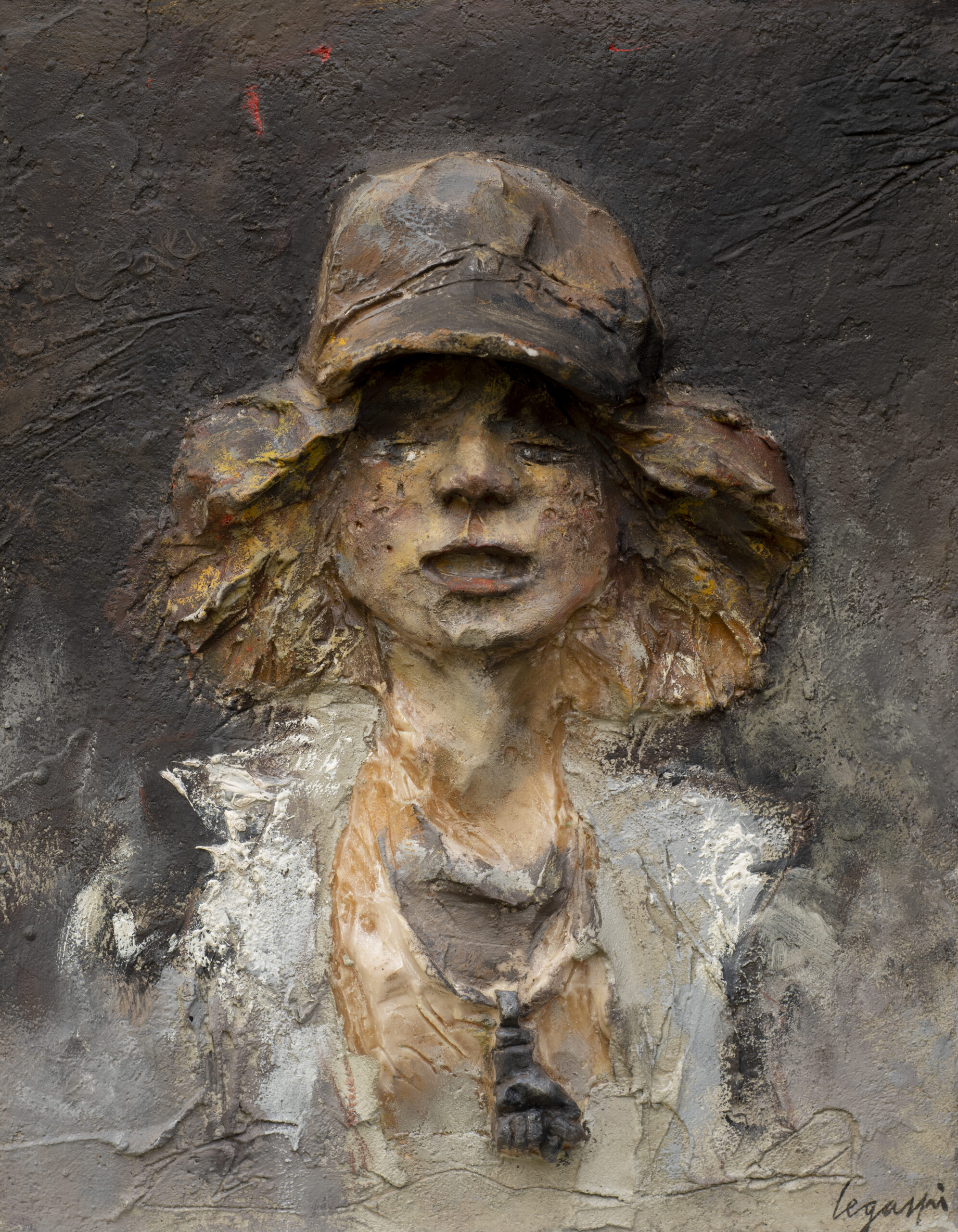Serie inédita, resina y pigmentos pequeño formato, 2015