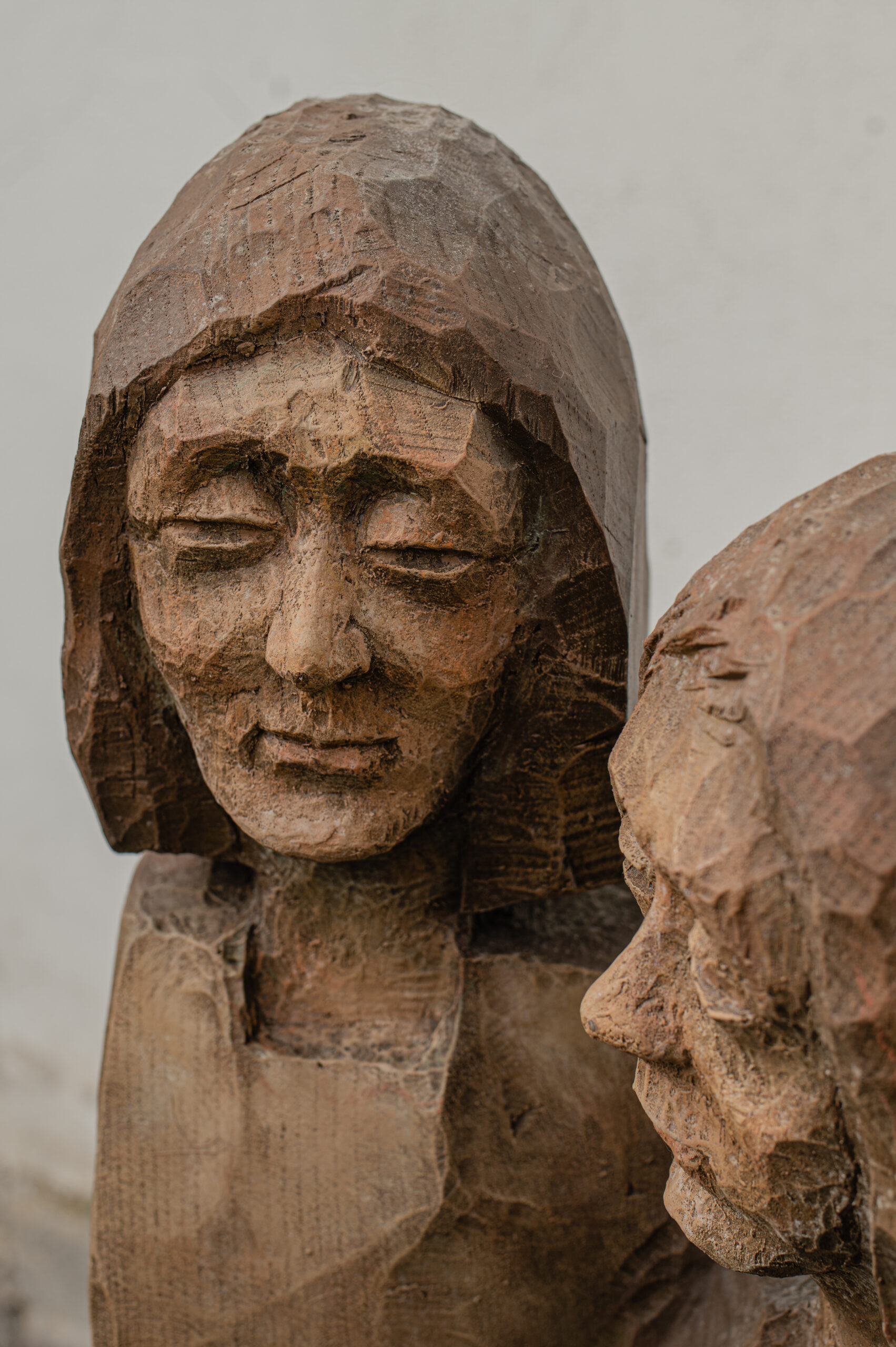 Serie iconogramas, madera policromada pequeño formato, 2013
